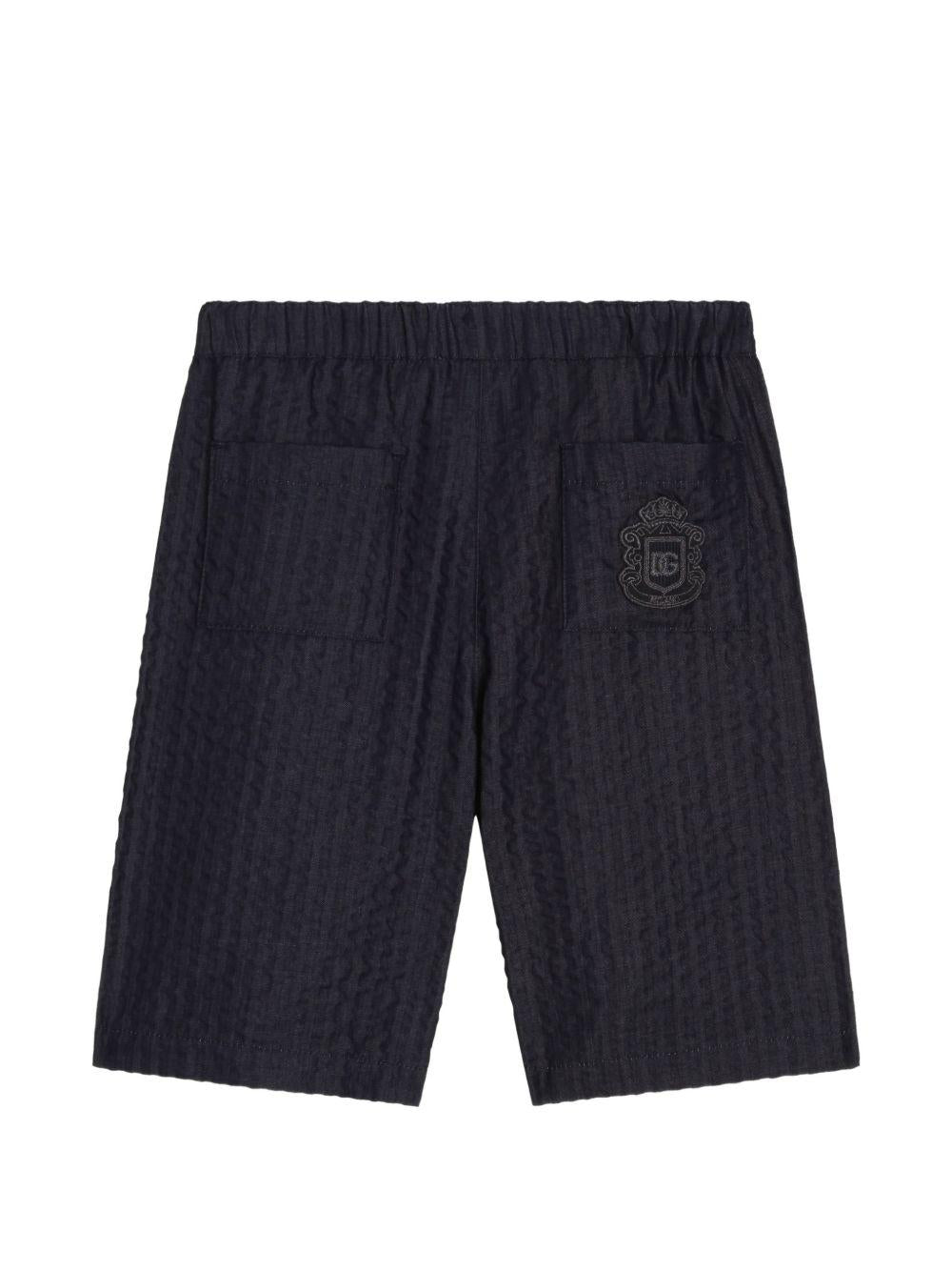 Bermuda blu per bambino L44Q10LDD54 S9000 Dolce & Gabbana Kids 