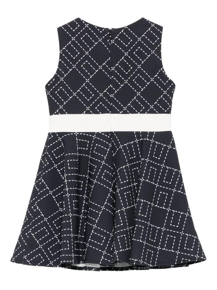 Abito nero per neonata EGAB2190GA023 D948 Elisabetta Franchi Kids 