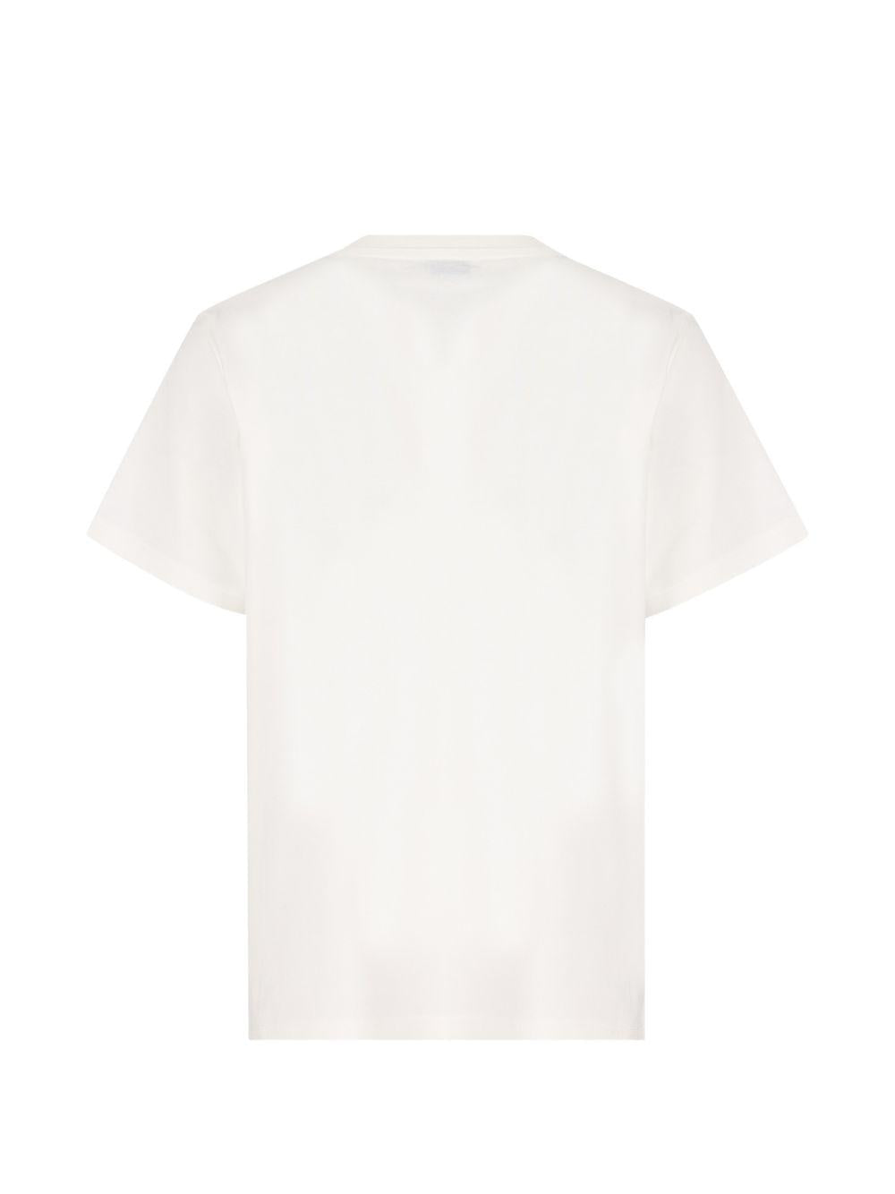 T-shirt bianca per bambina 8117541 A2014 Burberry Kids 