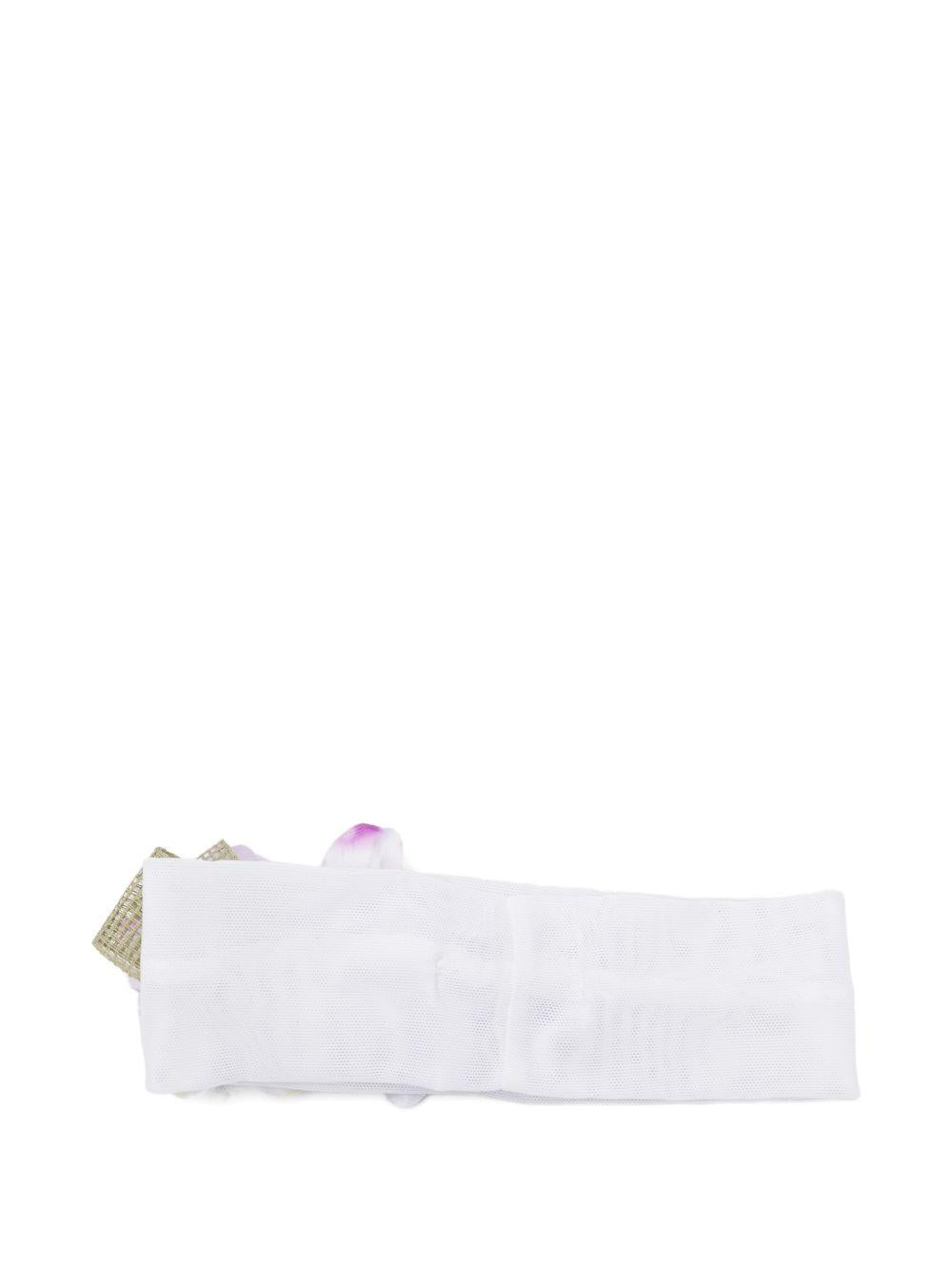 Fascia bianca/lilla per neonata FN978550AF786 88 Colorichiari Kids 