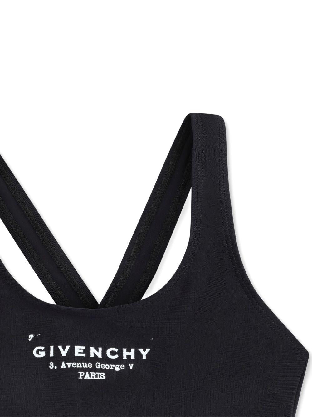 Costume nero per bambina H31218 09B Givenchy Kids 