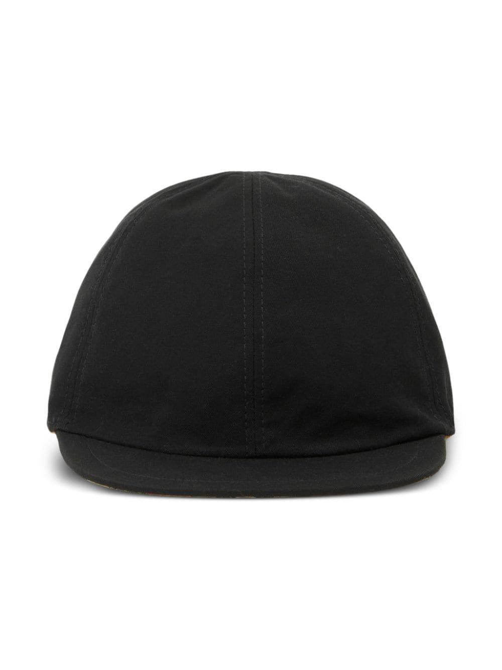 Cappellino da baseball nero per bambino 8070617 A1189 Burberry Kids 