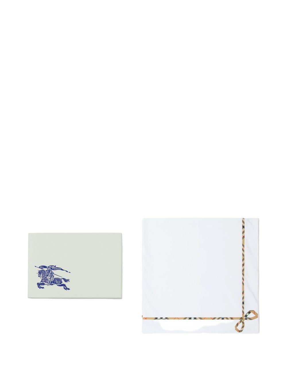 Coperta bianca per neonato 8120715 A1464 Burberry Kids 