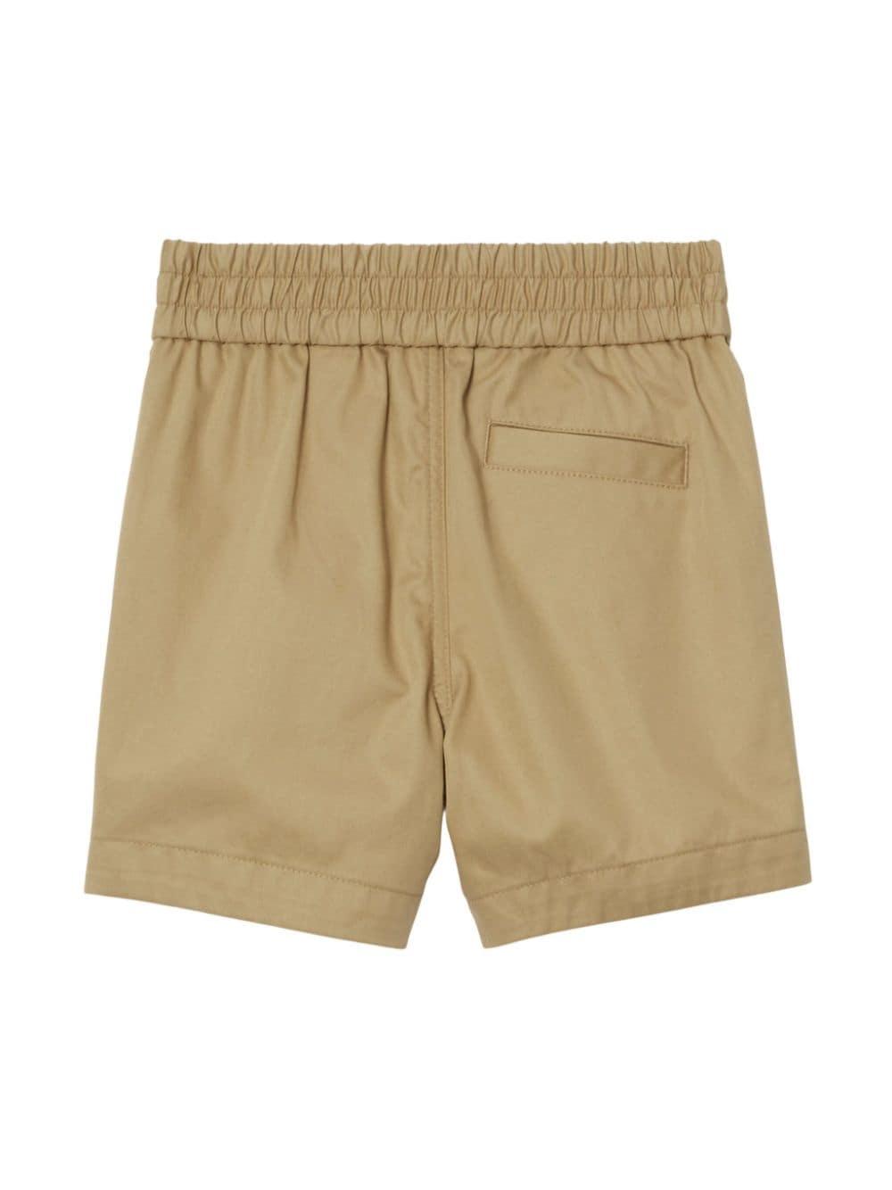 Bermuda beige per bambino con logo 8078257 A7026 Burberry Kids 