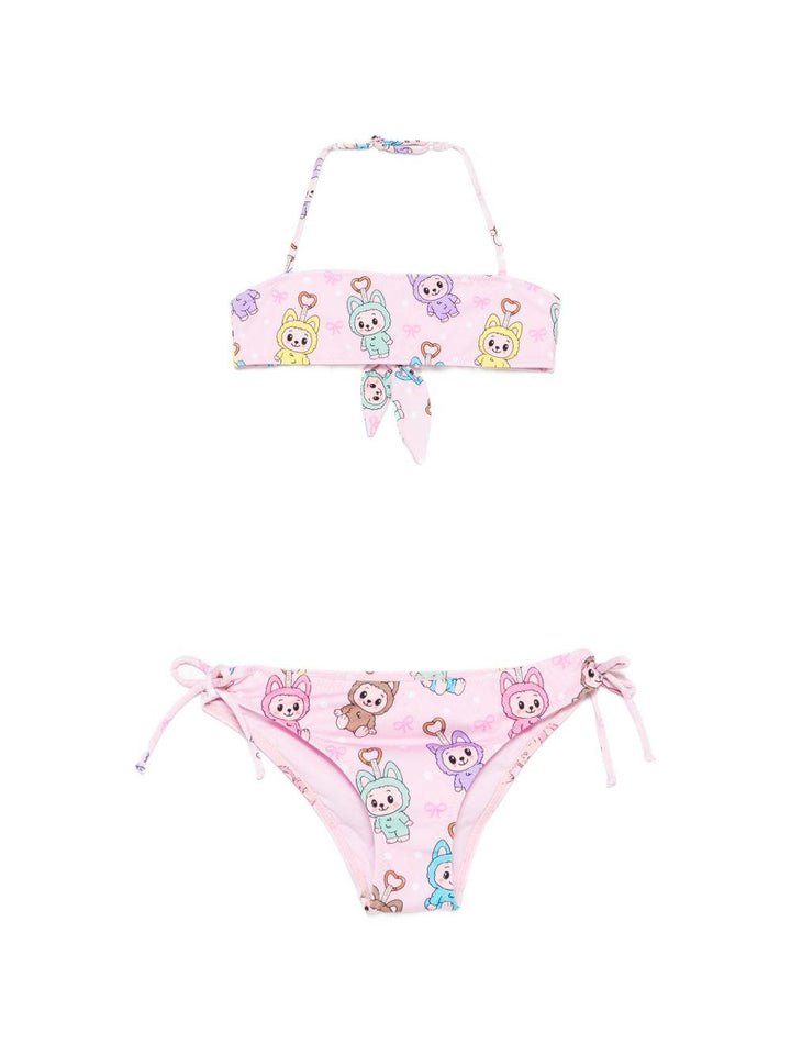 Costume rosa per bambina MARY001 00756L MC2 Saint Barth Kids 