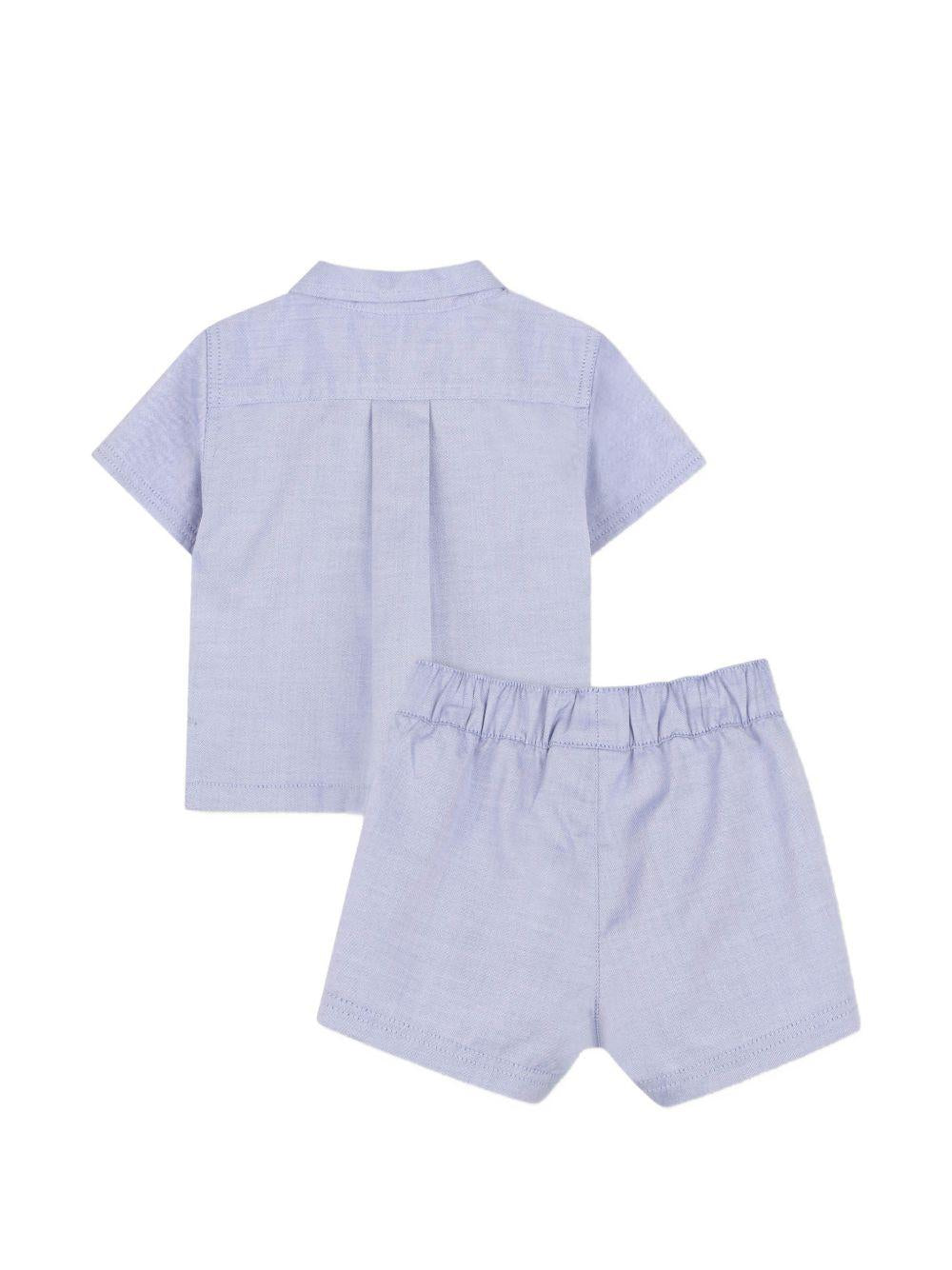 Completo azzurro per neonato J53054 813 Boss Kids 