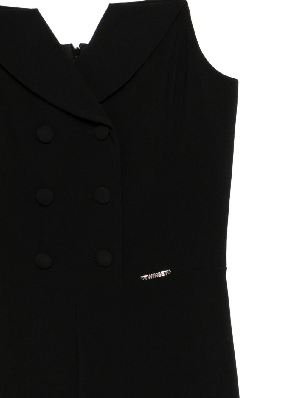 Tuta nera per bambina 261GJ2Q50 00006 Twin Set 