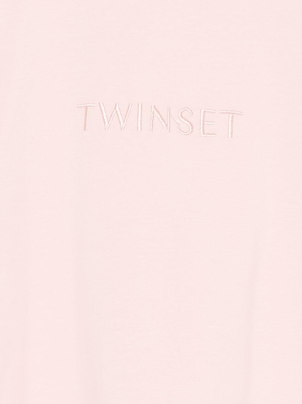 T-shirt rosa per bambina 261GJ2252 10021 Twin Set 