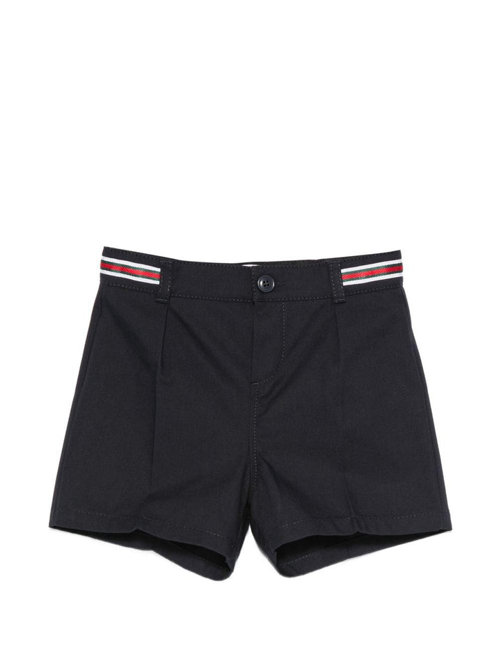 Bermuda blu navy per neonato 854113XWA7E 4330 Gucci Kids 