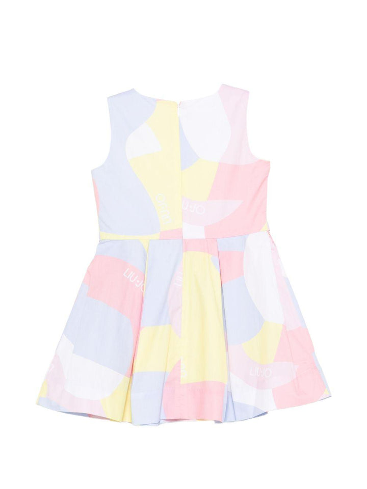 Abito multicolor per bambina KA6032T3424 U9895 Liu Jo 