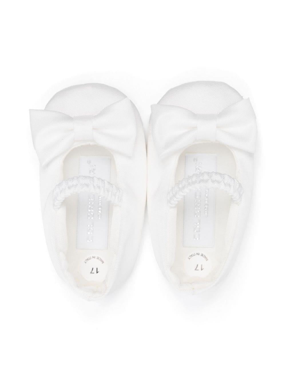 White sandals for baby girl