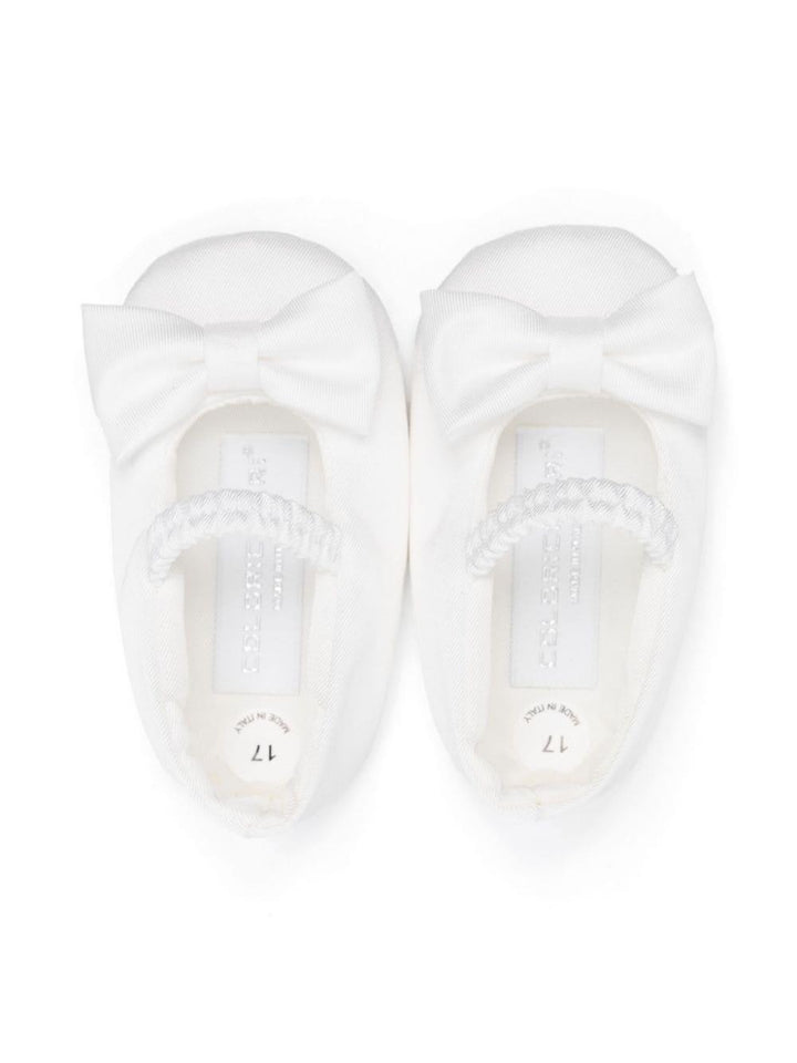 White sandals for baby girl