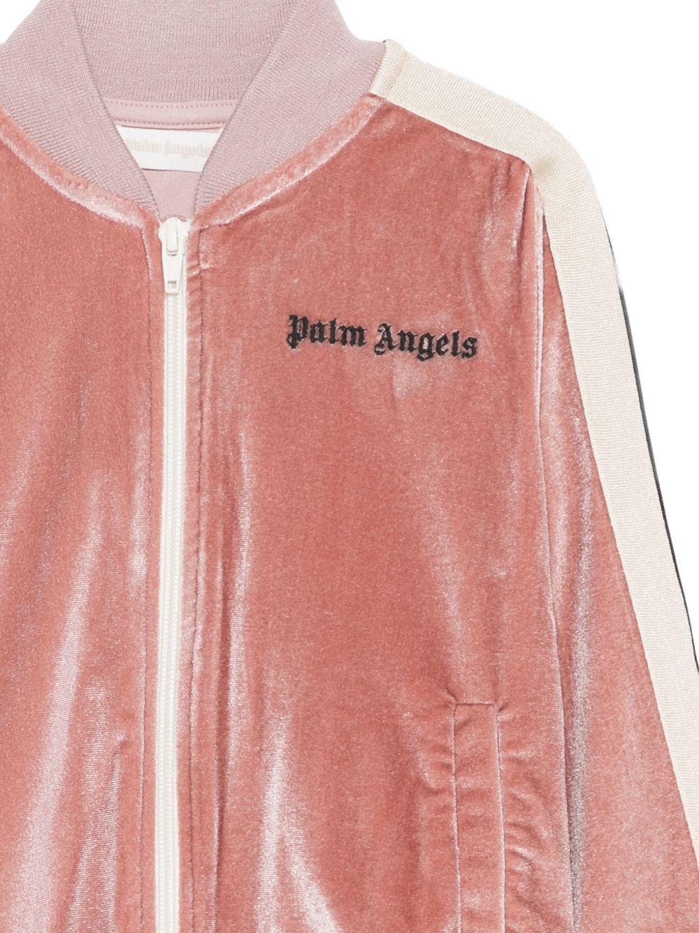 Giacca rosa per bambina PGBD002F25FLE002 3010 Palm Angels Kids 