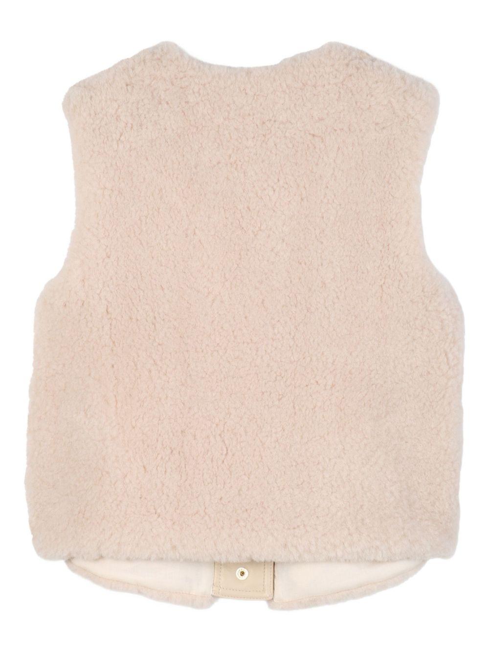 Gilet beige per bambina C20671 281 Chloe 