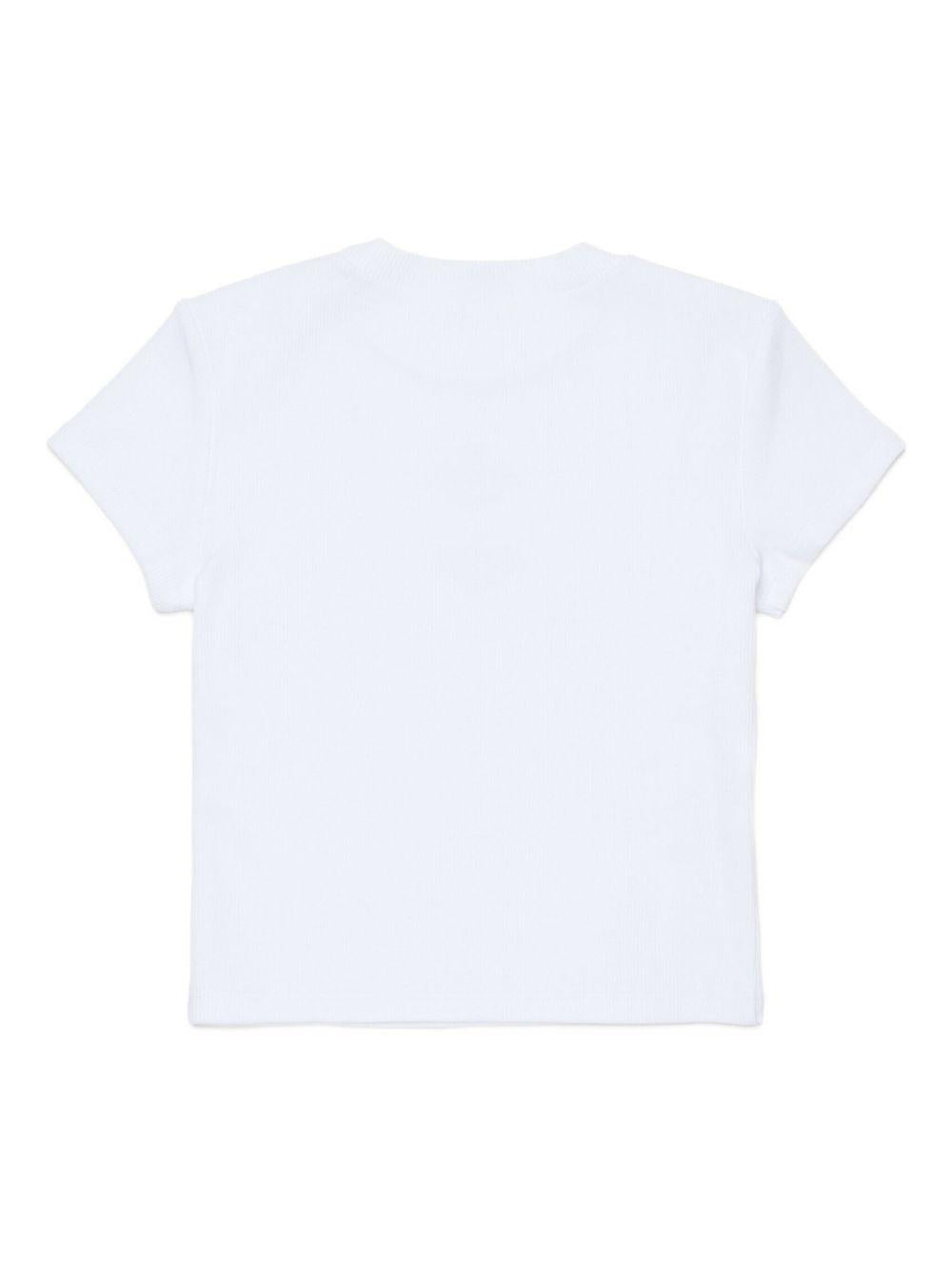 T-shirt bianco per bambina DQ3160D0AGG DQ100 Dsquared2 Kids 