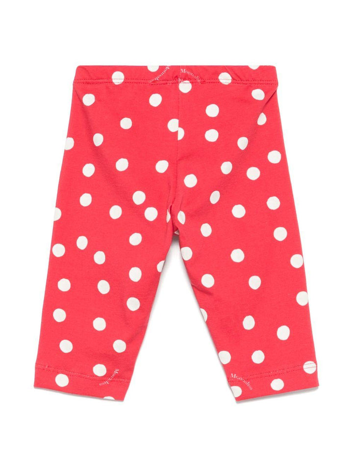 Leggings rossa per neonata