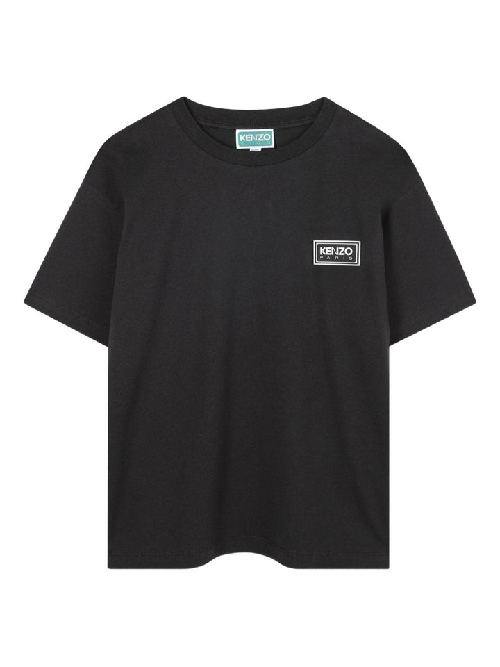 T-shirt blu per bambino K61551 95 Kenzo Kids 