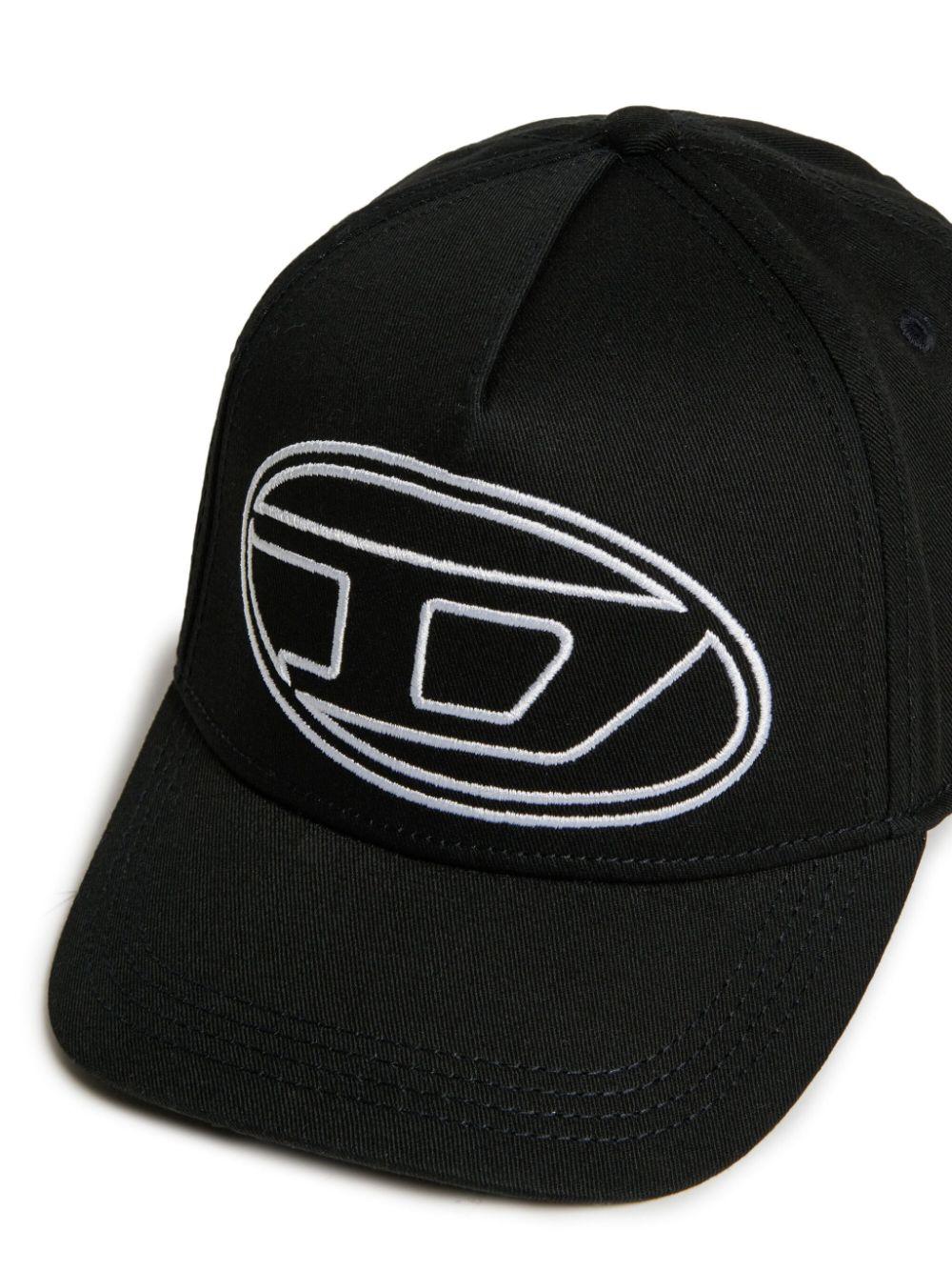 Cappello nero per bambino con logo