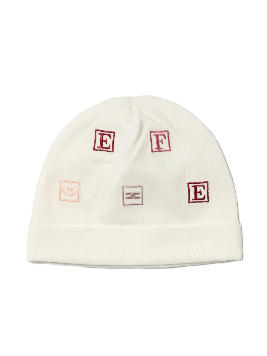 Cappello bianco per neonata ENCP0700JF054 0000 Elisabetta Franchi Kids 