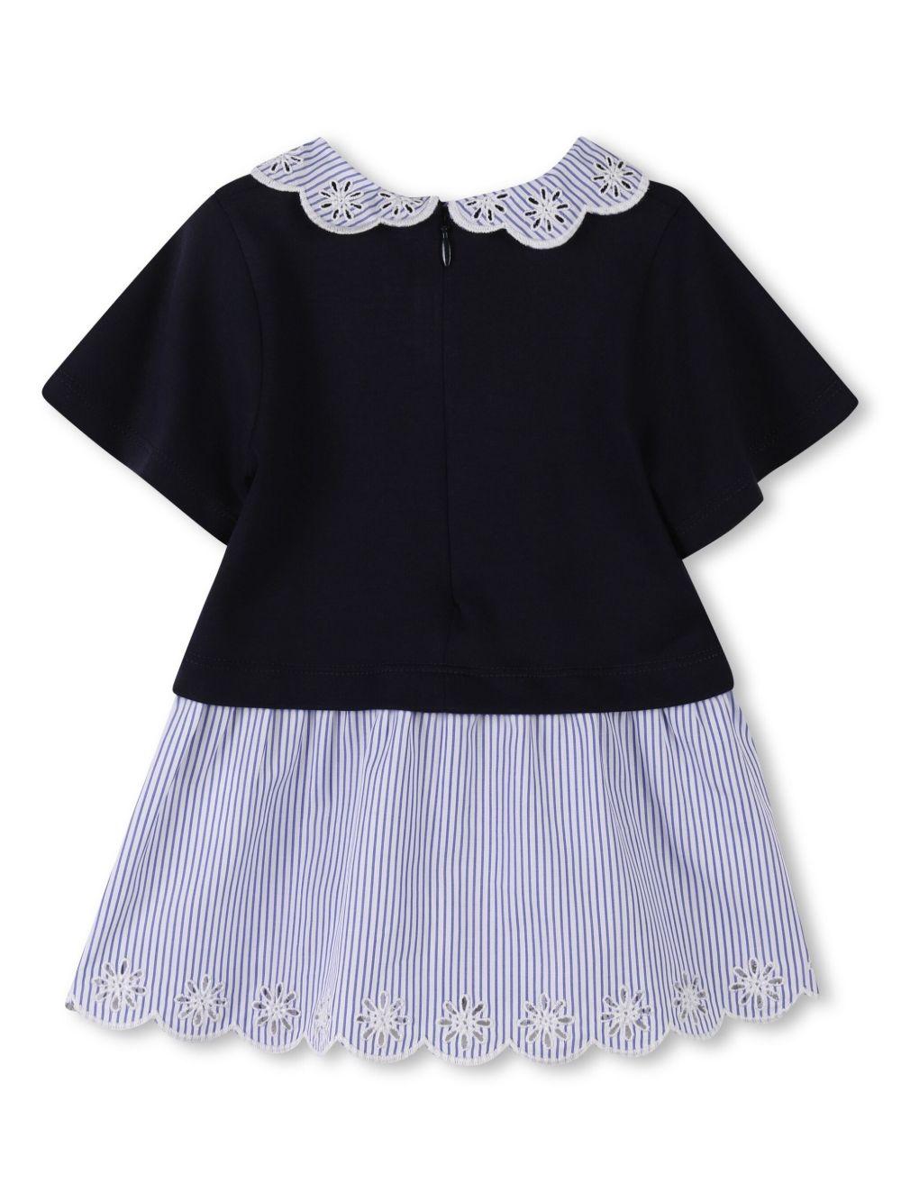 Abito blu/azzurro per neonata