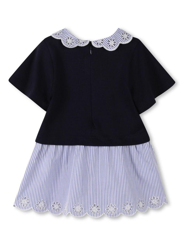 Abito blu/azzurro per neonata
