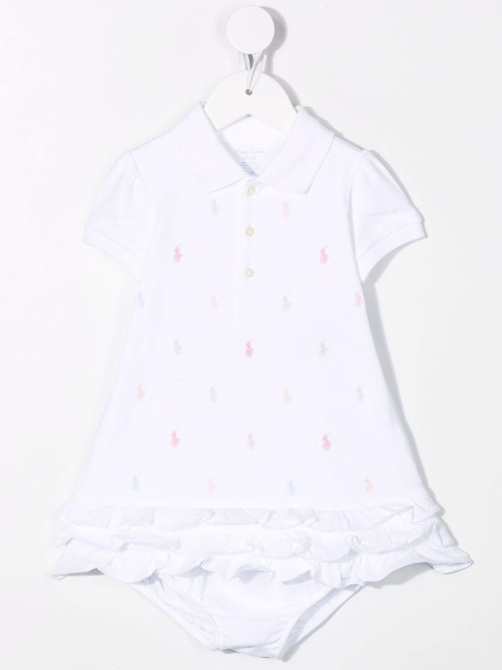 Abito bianco per neonata 310676237 002 Ralph Lauren Kids 