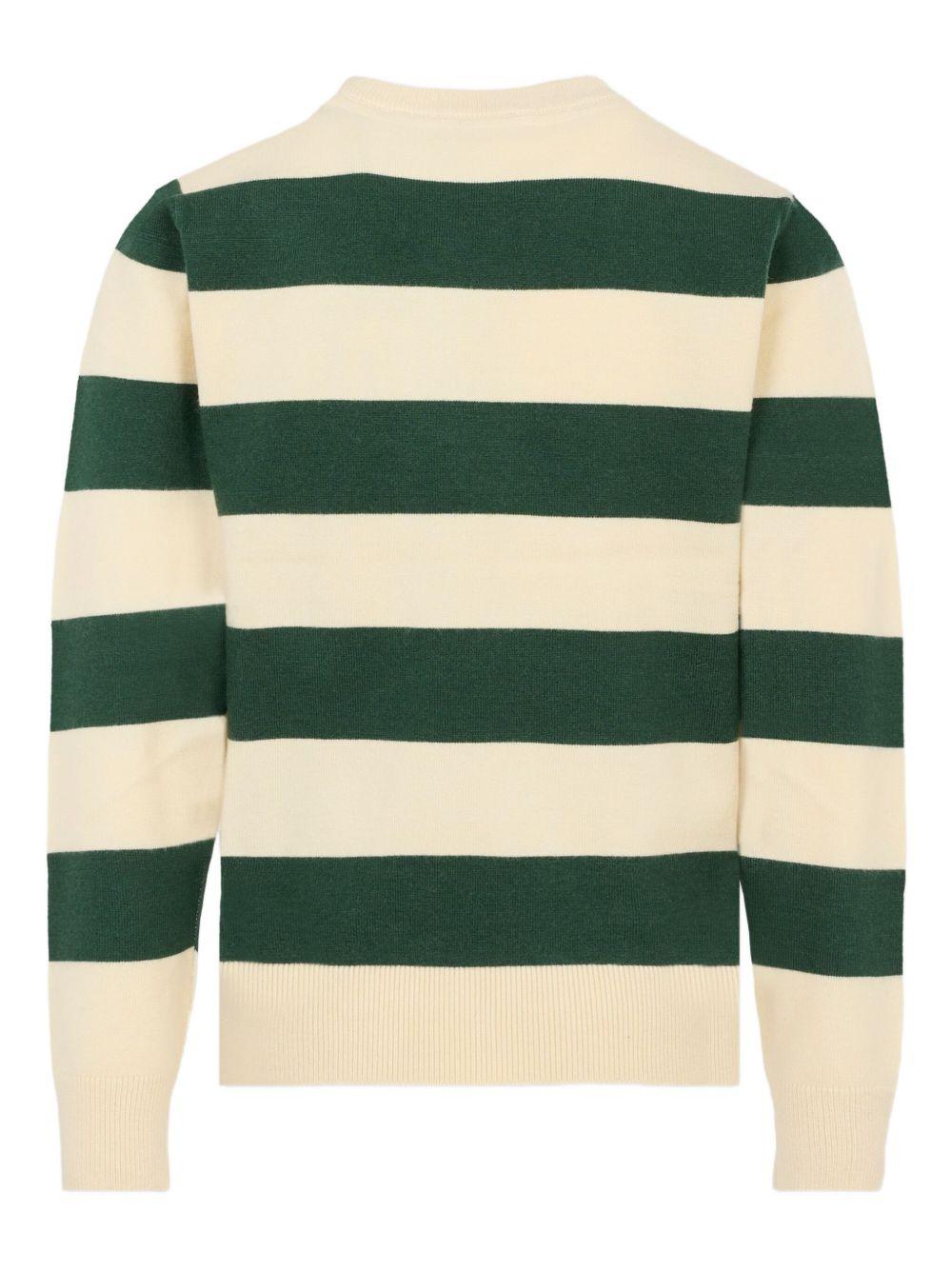 Maglione crema/verde per bambino TBA25054MA PIN Trussardi Kids 