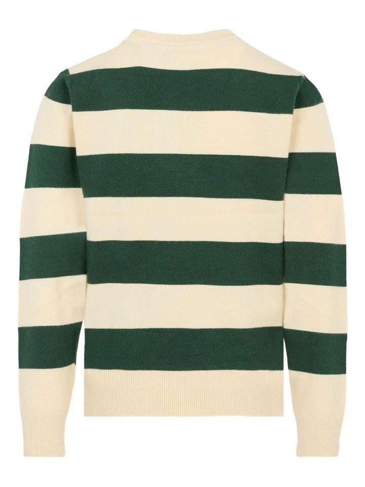 Maglione crema/verde per bambino TBA25054MA PIN Trussardi Kids 