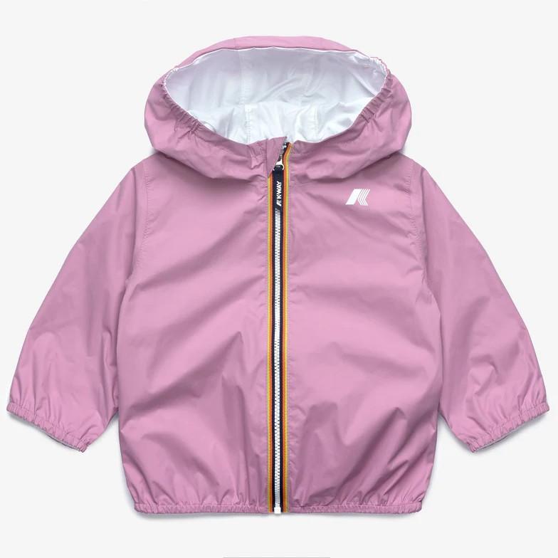 Giubbotto rosa/bianco per neonata K2123IW C56 K-Way Kids 