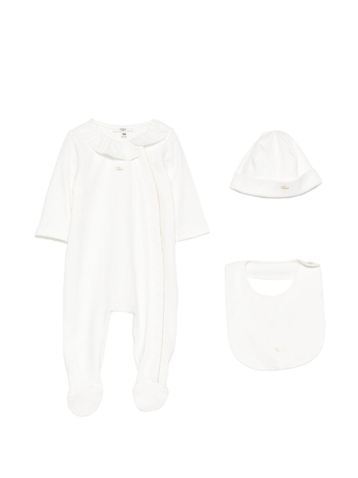 Tutina bianca per neonata C20926 117 Chloe 