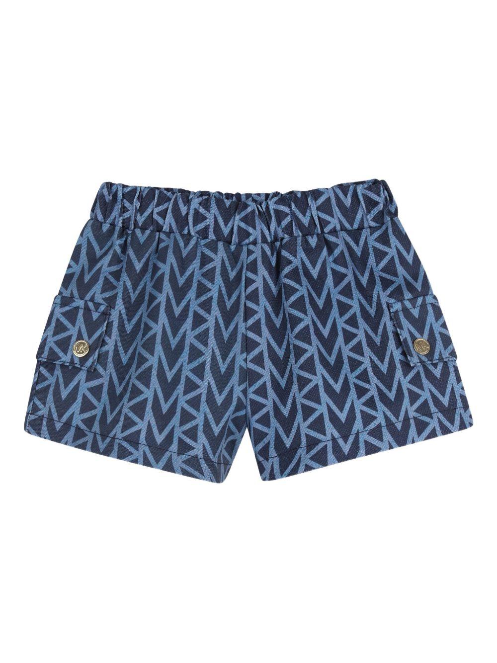Completo bianco/blu per neonata R30614 Z10 Michael Kors Kids 