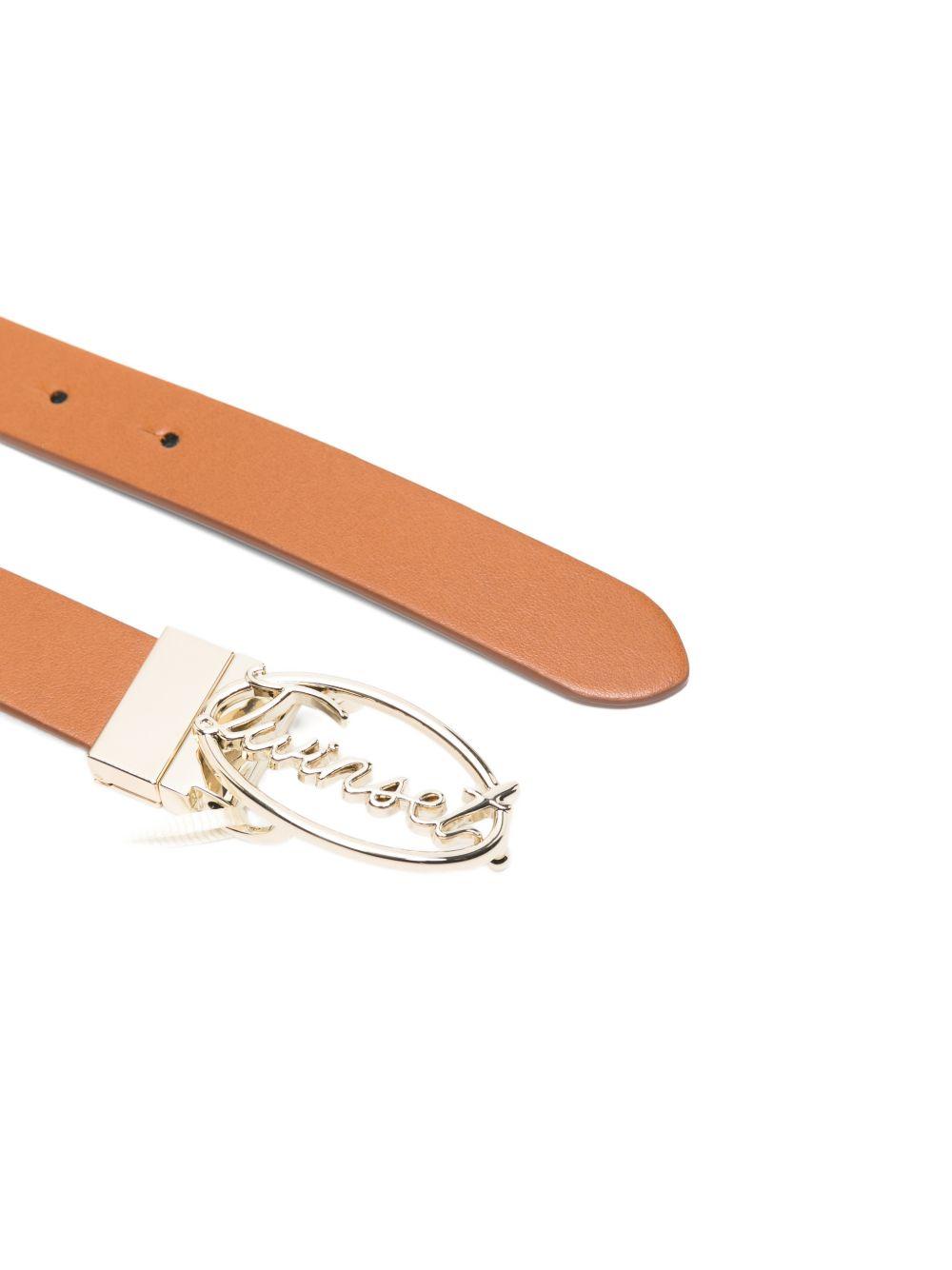 Cintura marrone per bambina 261GJ5014 06228 Twin Set 