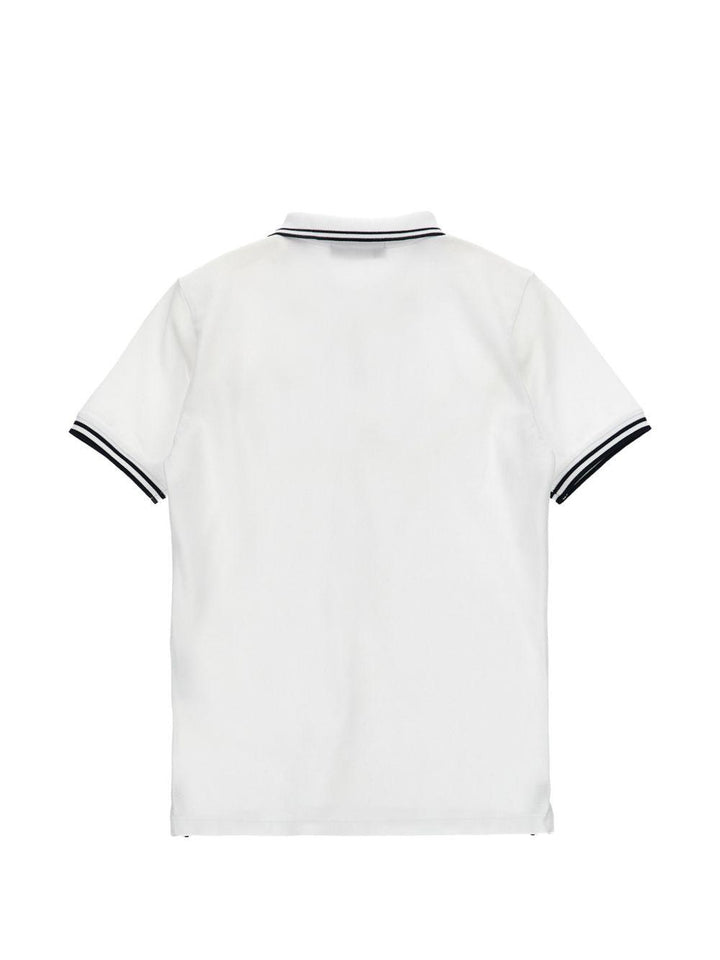 Polo bianco per bambino 62200001S0018 V1001 Stone Island Kids 