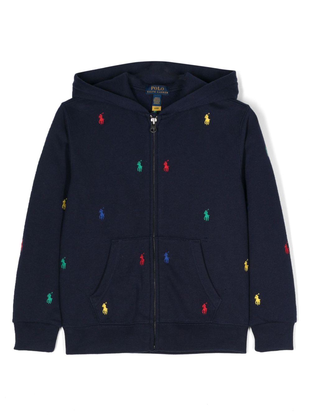 Felpa blu navy per bambino 322846209 007 Ralph Lauren Kids 