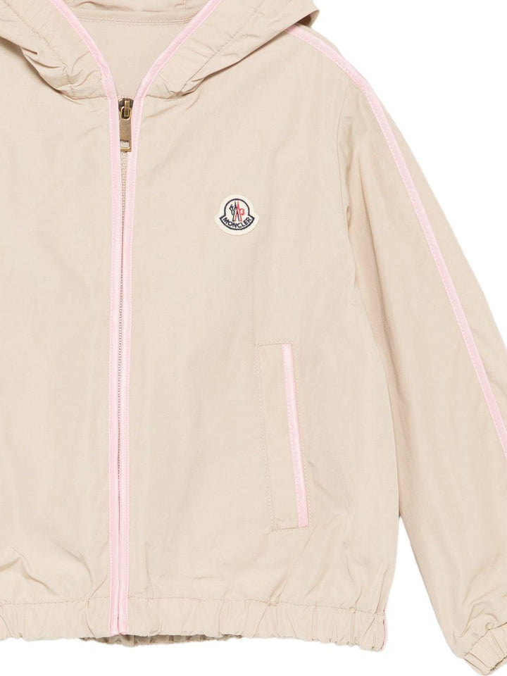 Giubbotto beige per bambina 9541A00052549P3 20J Moncler Kids 