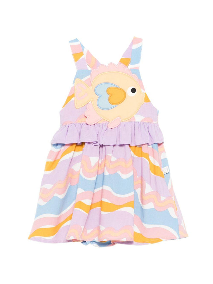 Abito multicolore per neonata TY1092Z3442 999MC Stella McCartney Kids 