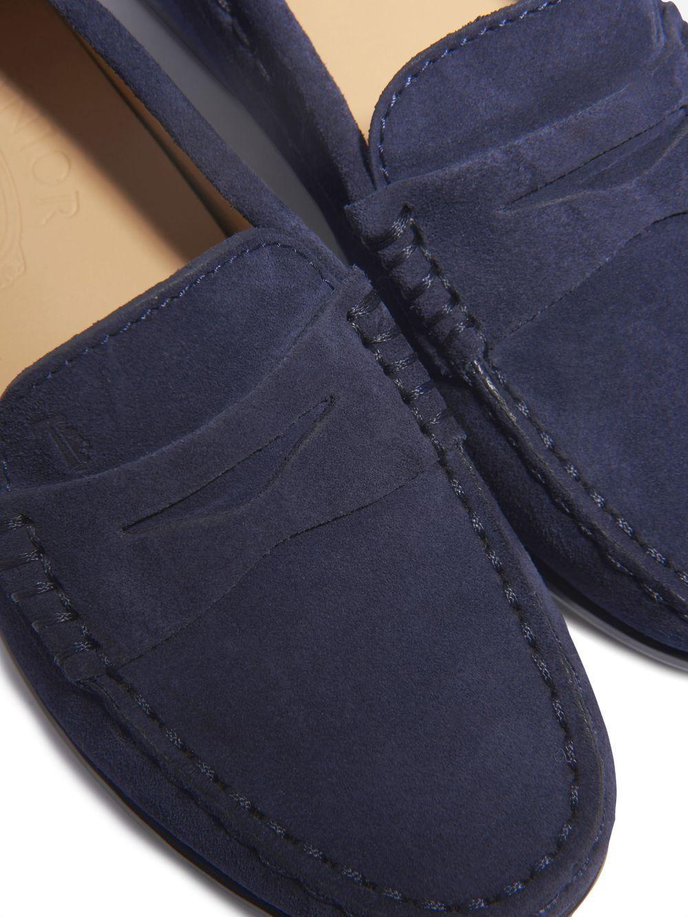 Mocassini blu scuro per bambino UXC0LR00010RE0 U824 Tod's Kids 