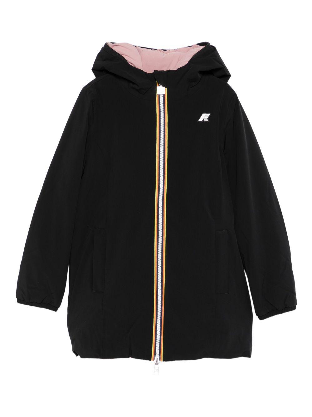 Giubbotto nero per bambina K11517W BBM K-Way Kids 