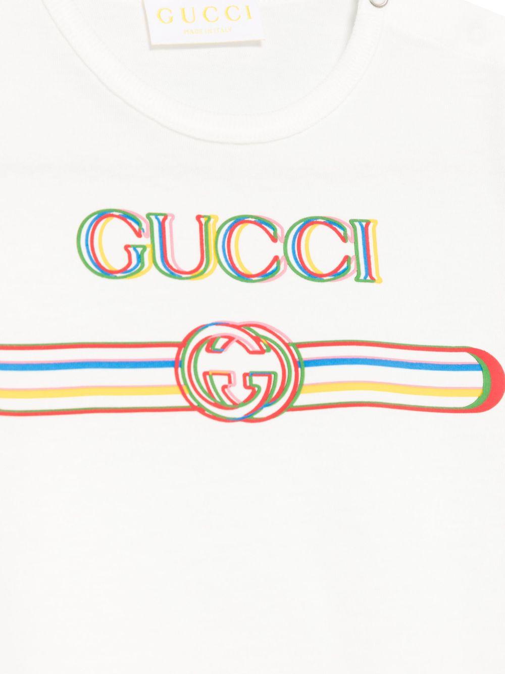 T-shirt bianco per neonato