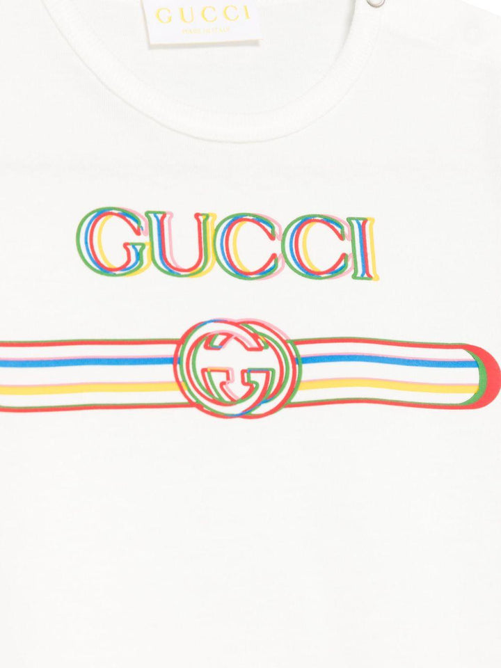 T-shirt bianco per neonato