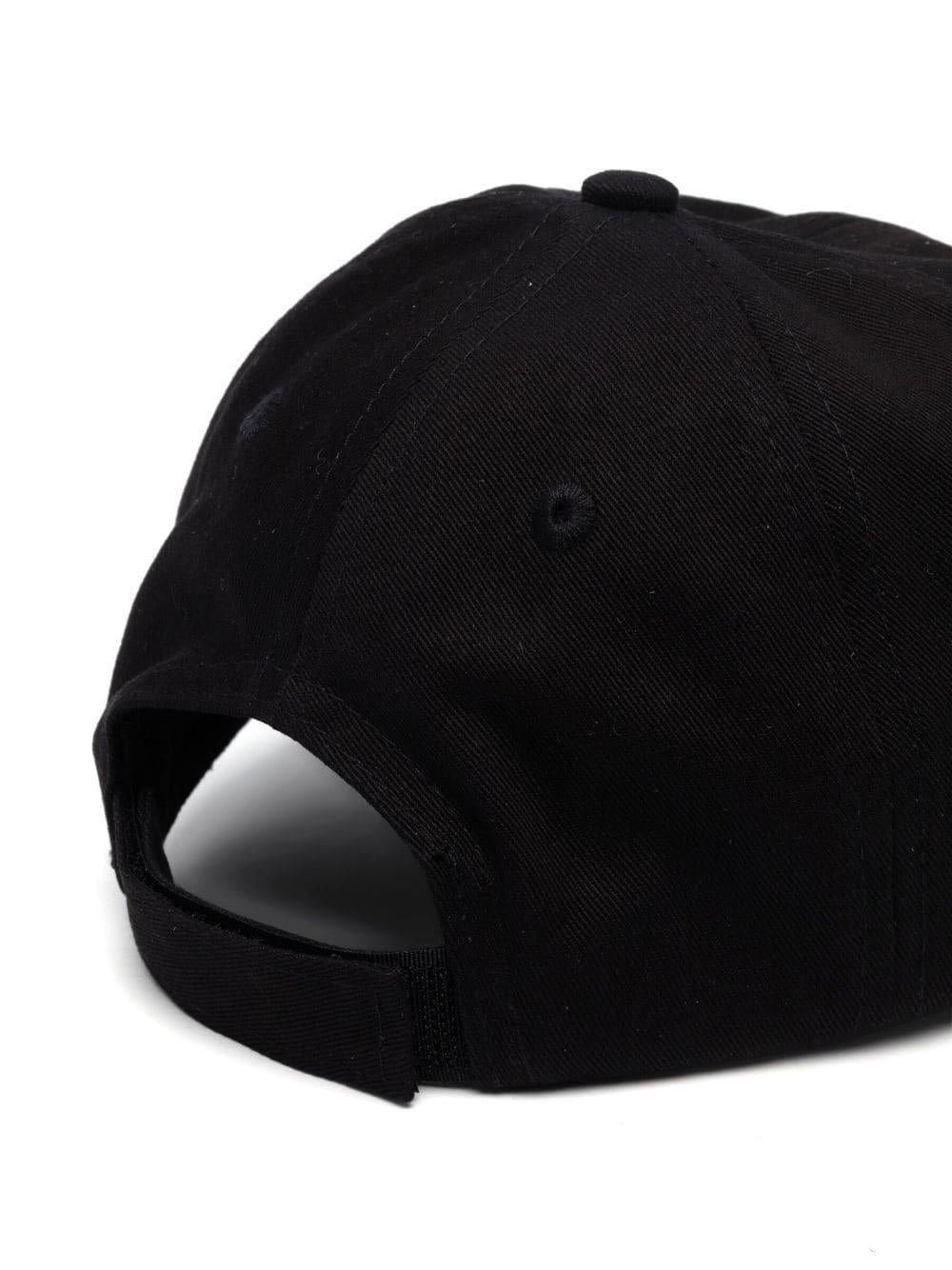 Cappello nero per bambino con logo