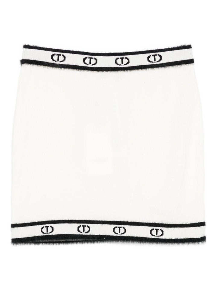 Gonna bianca per bambina 252GJ3072 10973 Twin Set 
