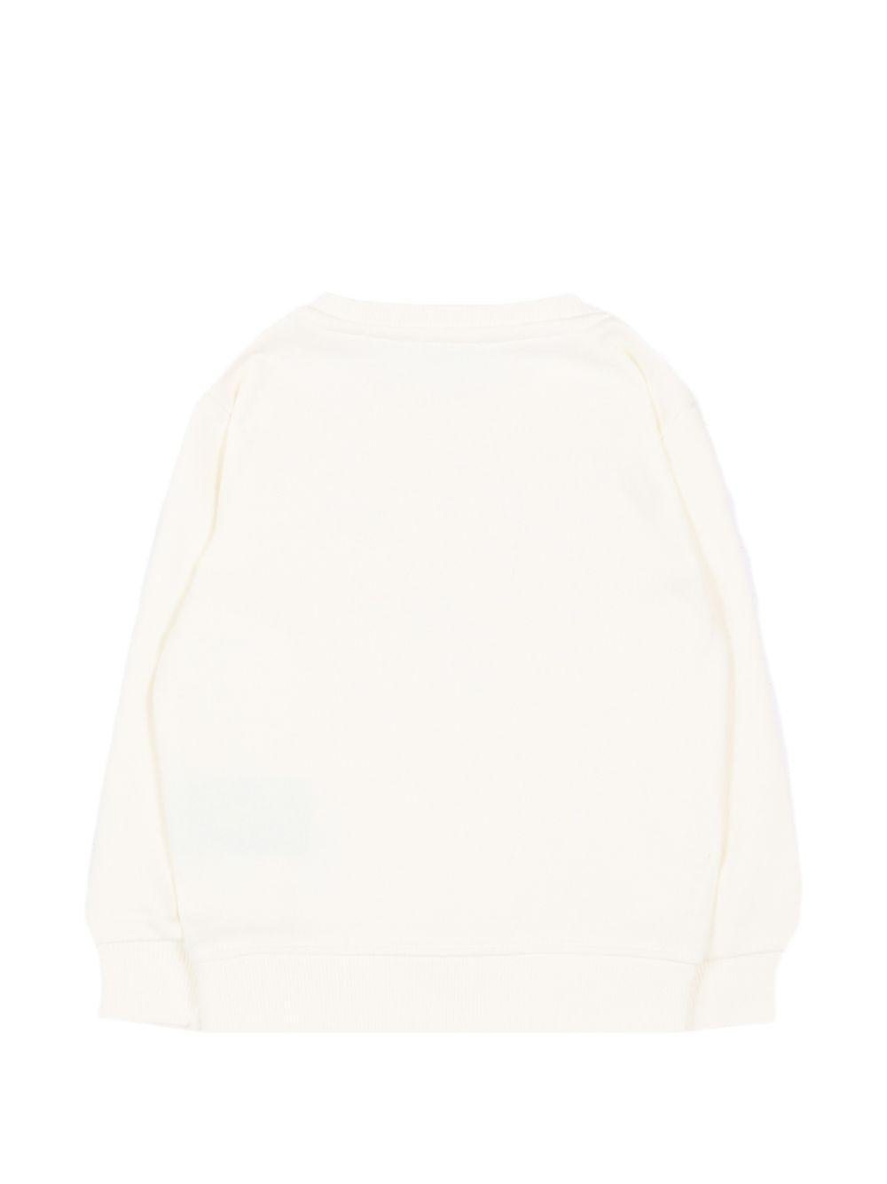 Felpa bianco sporco per neonato TIP26084FE O-W Trussardi Kids 