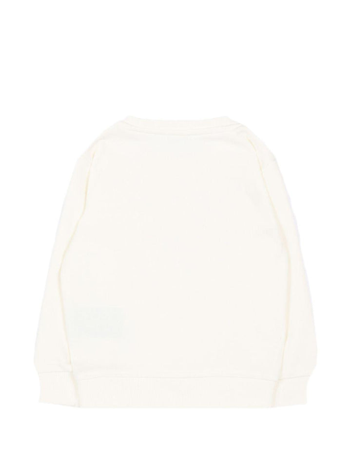 Felpa bianco sporco per neonato TIP26084FE O-W Trussardi Kids 