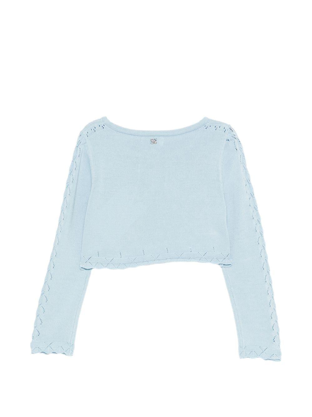 Cardigan azzurro chiaro per bambina 5304 047 Abel & Lula 