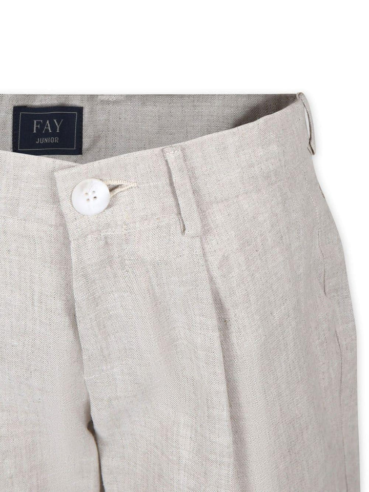 Bermuda beige per bambino FU6P19I0215 166 Fay Kids 