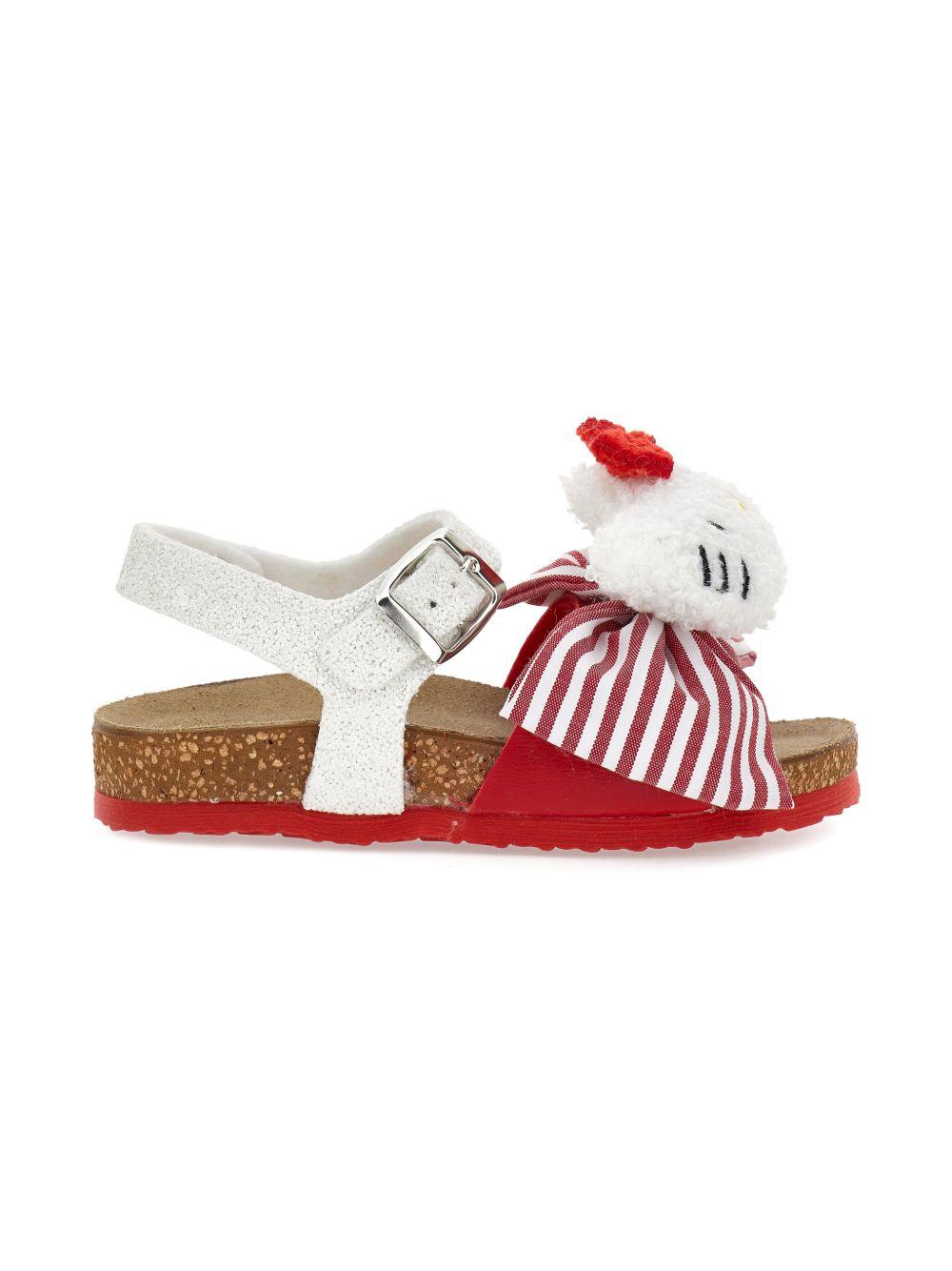Sandali bianche "Hello Kitty" per bambina 8CG0157702 9944 Monnalisa Kids 