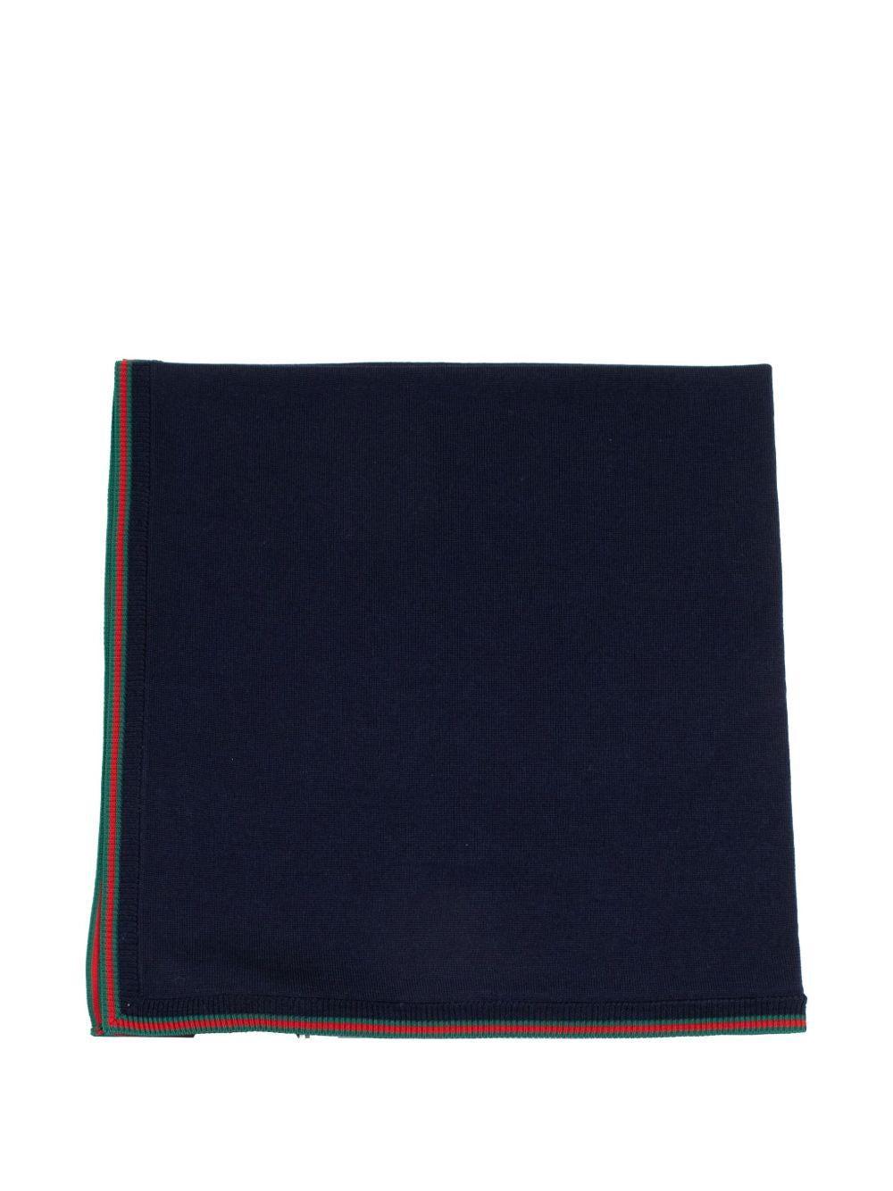 Coperta blu per neonato 8289163K206 4166 Gucci Kids 