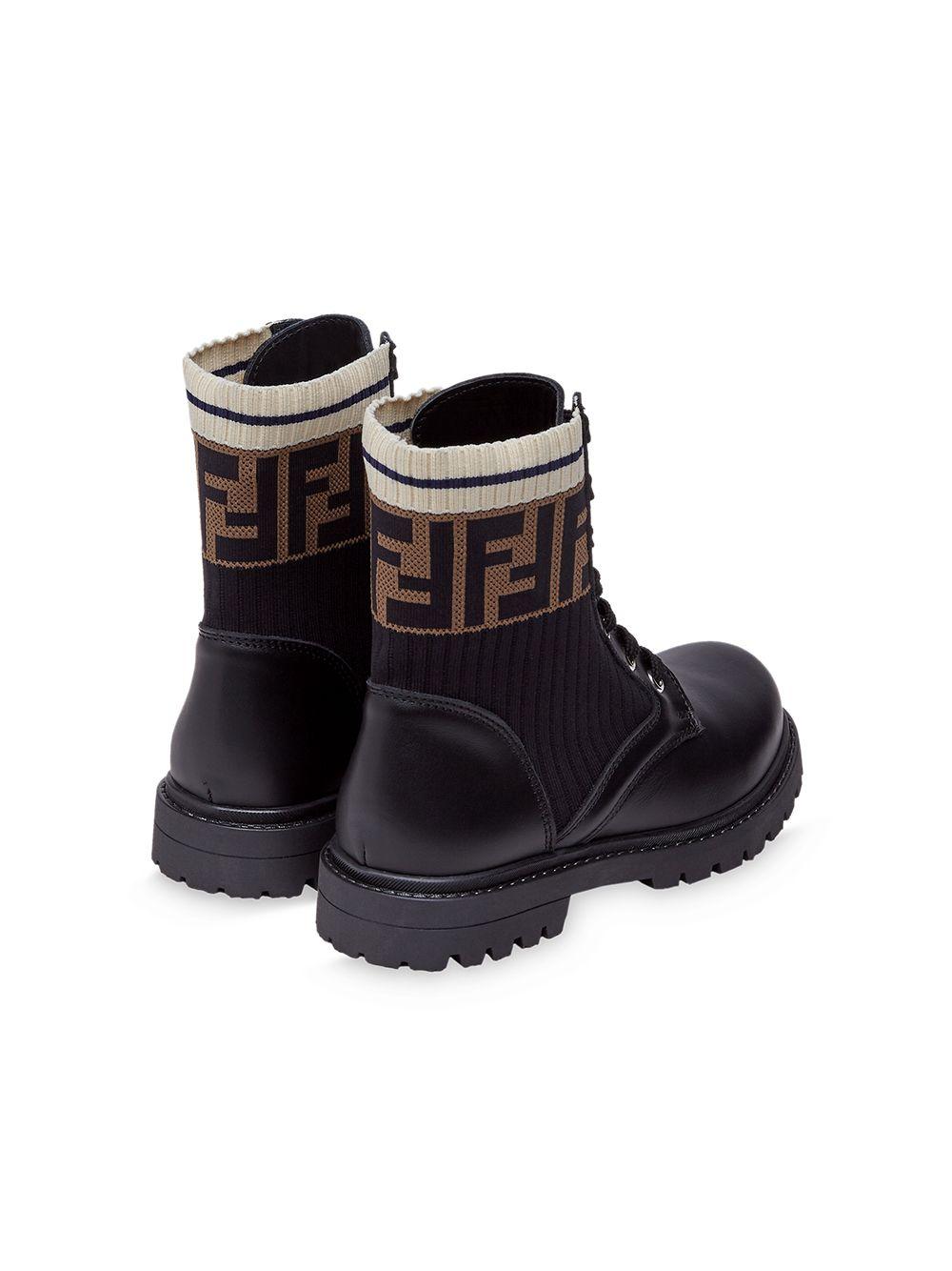 Stivali nero per bambina JMR329A8CU F17SD Fendi Kids 