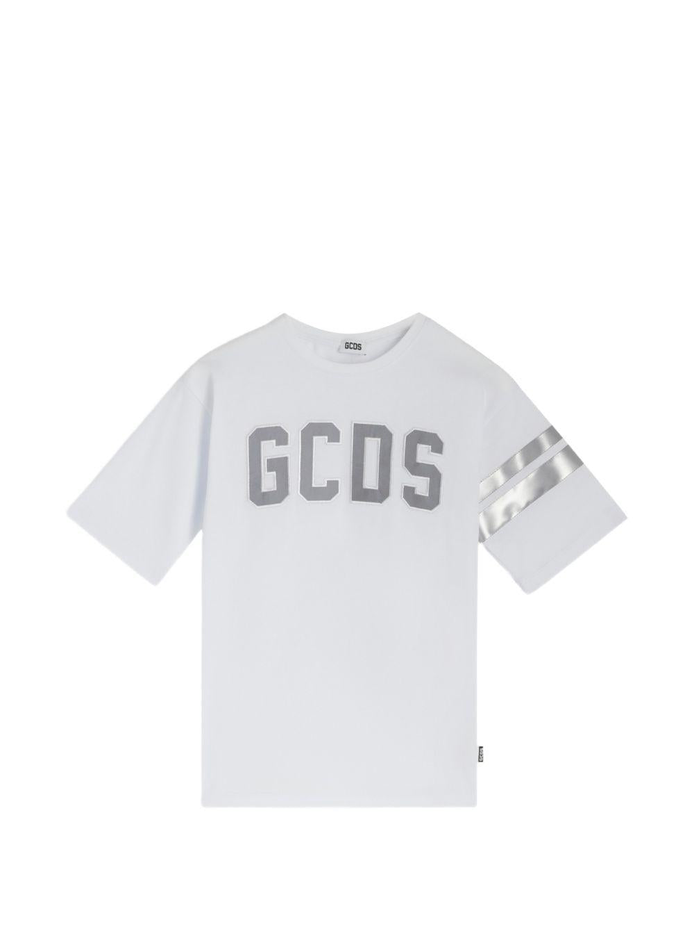 T-shirt bianca per bambino C1UJQC703J105 100I Gcds Kids 
